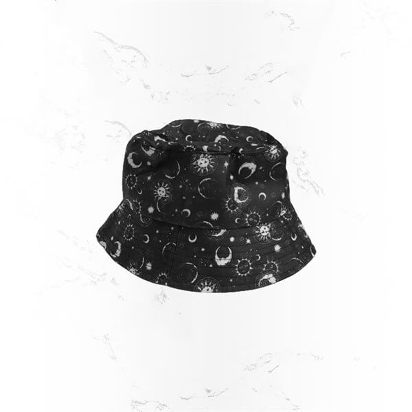Galaxy Baskılı Bucket Şapka