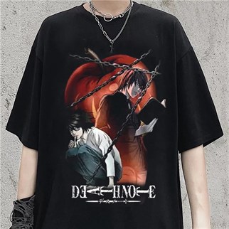Anime Death Note Siyah Unisex Tshirt