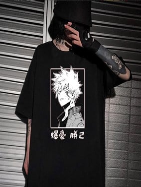 Anime My Hero Academia Bakugou Unisex T-shirt