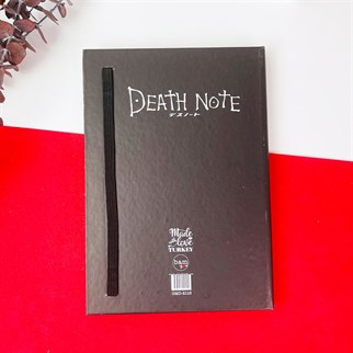 Death Note Tasarımlı Lastikli Defter