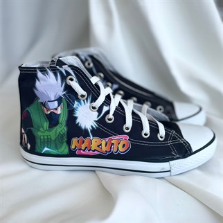 Naruto Uzumaki Baskılı Kanvas Ayakkabı