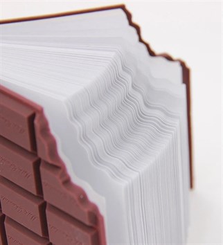 Touz Çikolata Kokulu Çikolata Tasarımlı Not Defteri