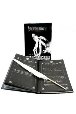 Touz Death Note Suni Deri Cosplay Defter Tüy Kalem Ve Ayraç
