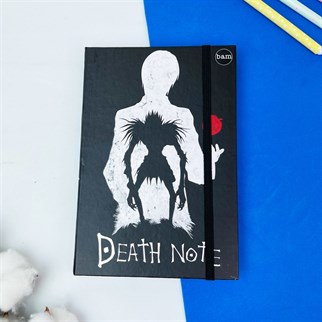 Touz Death Note Tasarımlı Lastikli Defter