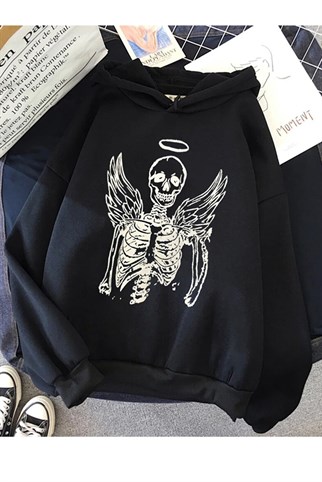 Touz Gothic Harajuku Skeleton Unisex Hoodie