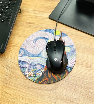 Touz Van Gogh Yıldızlı Gece Tasarımlı Mouse Pad